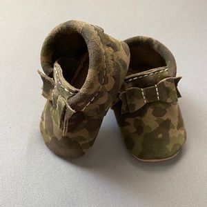 Camo Freshly Picked Moccasins 
Size 2
Never Worn